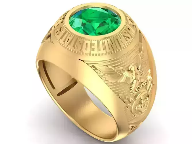 united states army special forces ring 2626 3D print model