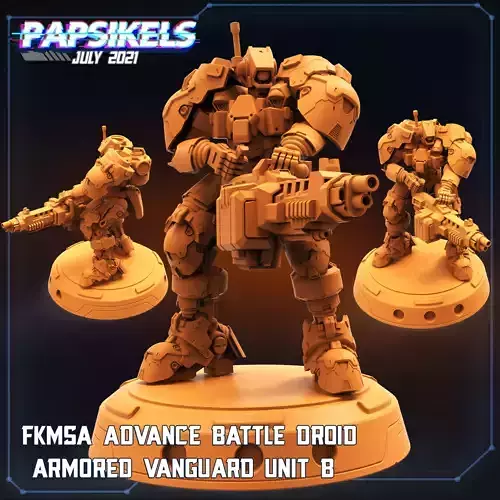 FKMSA ADVANCE BATTLE DROID ARMORED VANGUARD UNIT B
