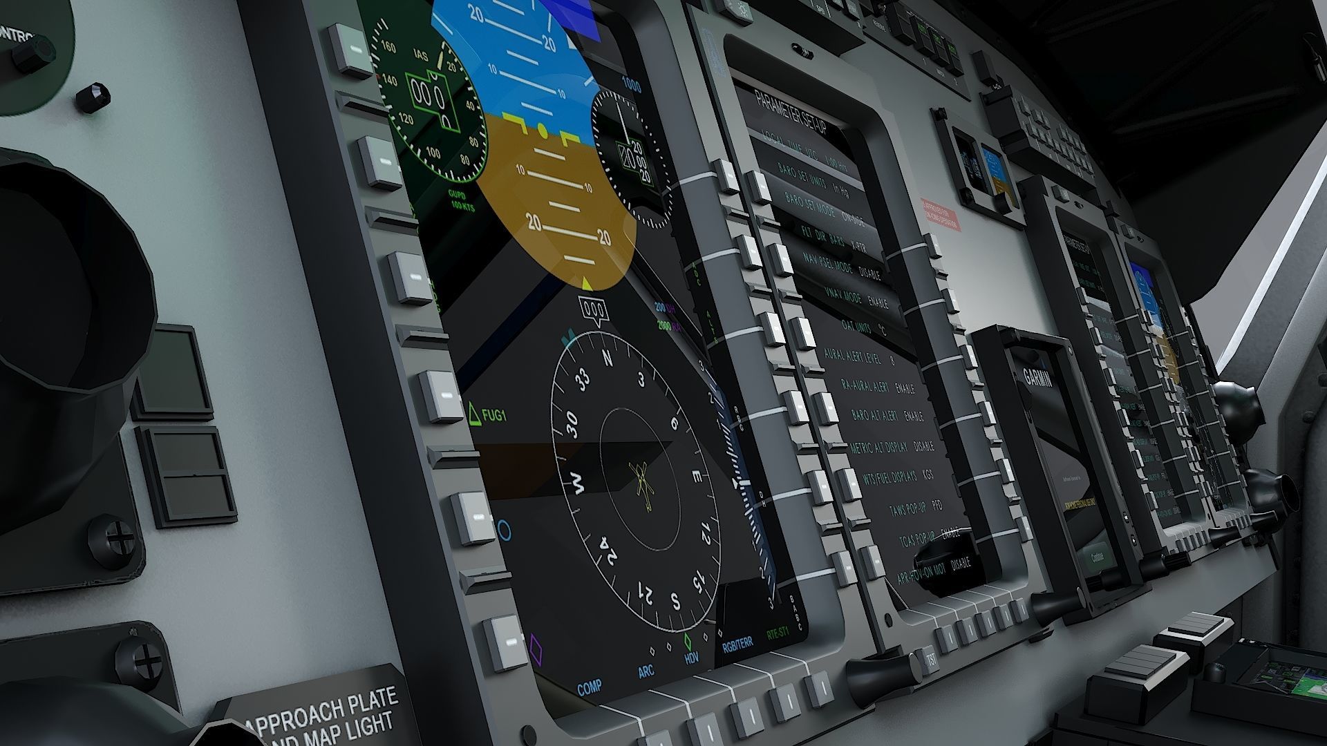 helicopter Bell-412 NYPD Low-poly 3D model_11