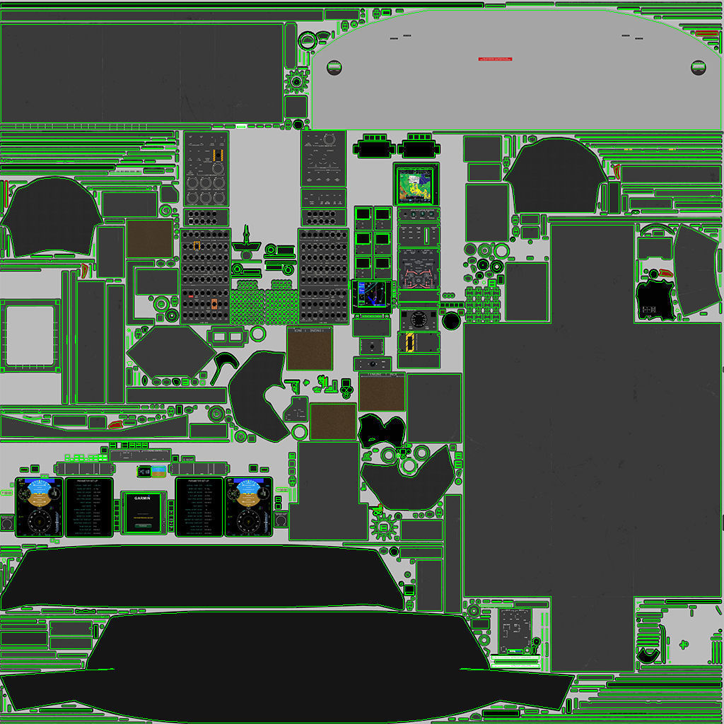 helicopter Bell-412 NYPD Low-poly 3D model_46