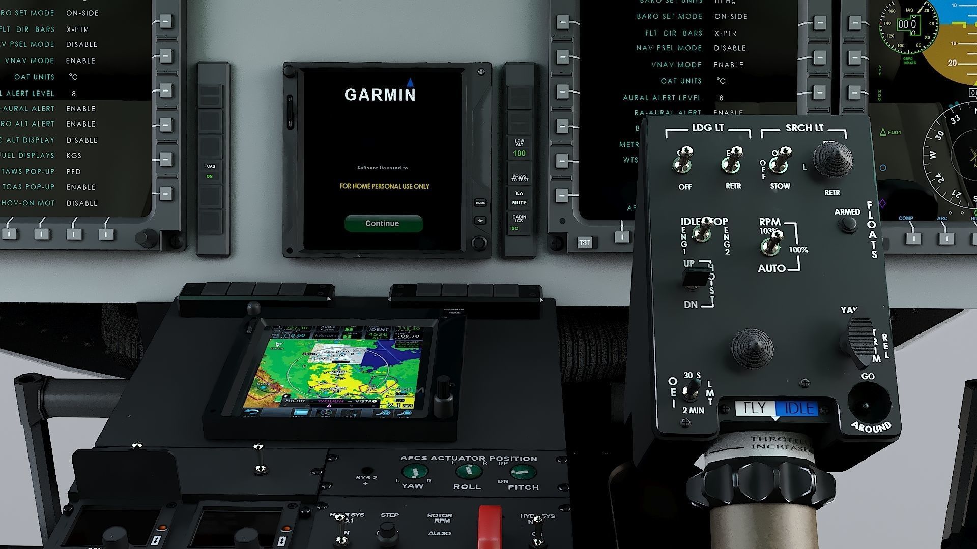 helicopter Bell-412 NYPD Low-poly 3D model_13