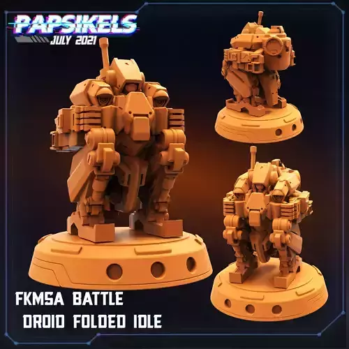 FKMSA BATTLE DROID DESTROYER UNIT A 3D print model