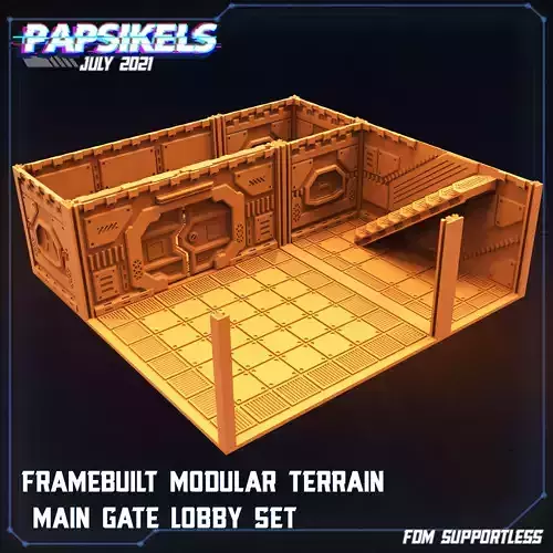 FRAMEBUILT TERRAIN MAIN GATE LOBBY SET