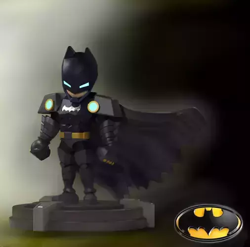  batman  stylized 3d printable 3D print model