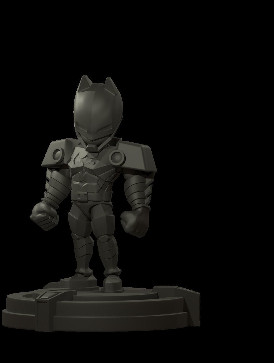 batman  stylized 3d printable 3D print model_1