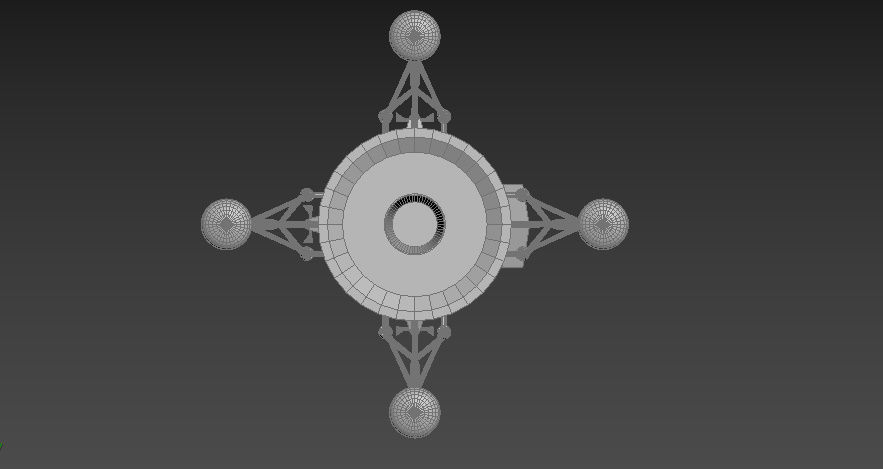 Apollo command Service module and Lunar Module 3D model_20