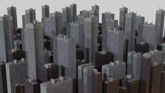 Skyscrapers city - city