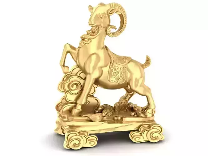 FengShui  Lucky King Goat 2630