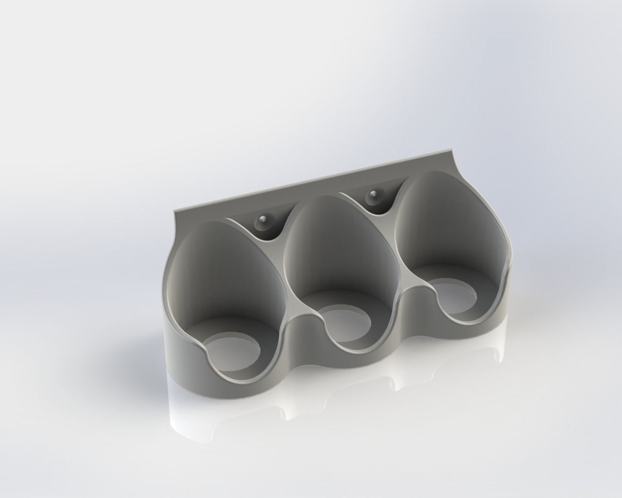 SPICE JAR AND COFFE JAR RACK MOUNTED HOLDER 3D PRINTED 3D model 3D ...