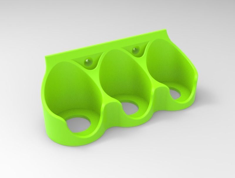 SPICE JAR AND COFFE JAR RACK MOUNTED HOLDER 3D PRINTED 3D model 3D ...