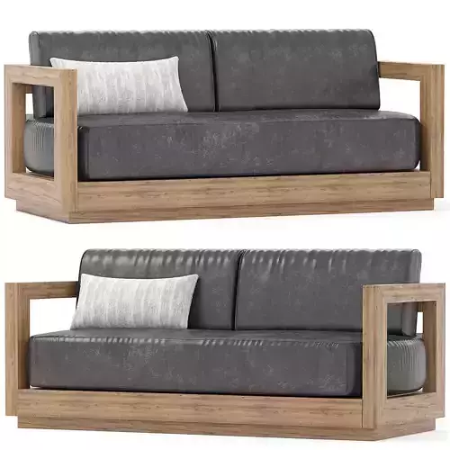 Outdoor Paloma teak sofa