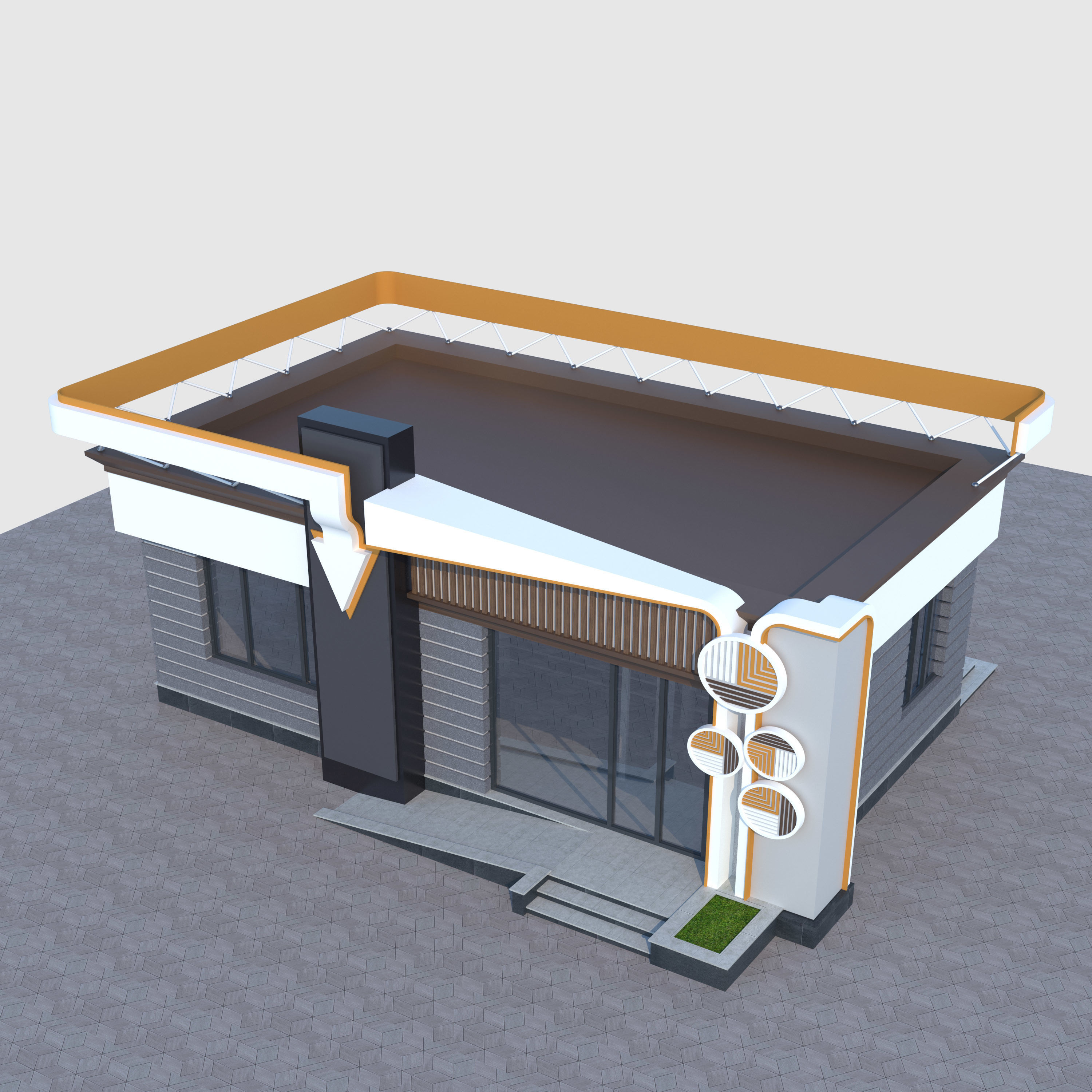 Punkt kontrolny 3D model_5