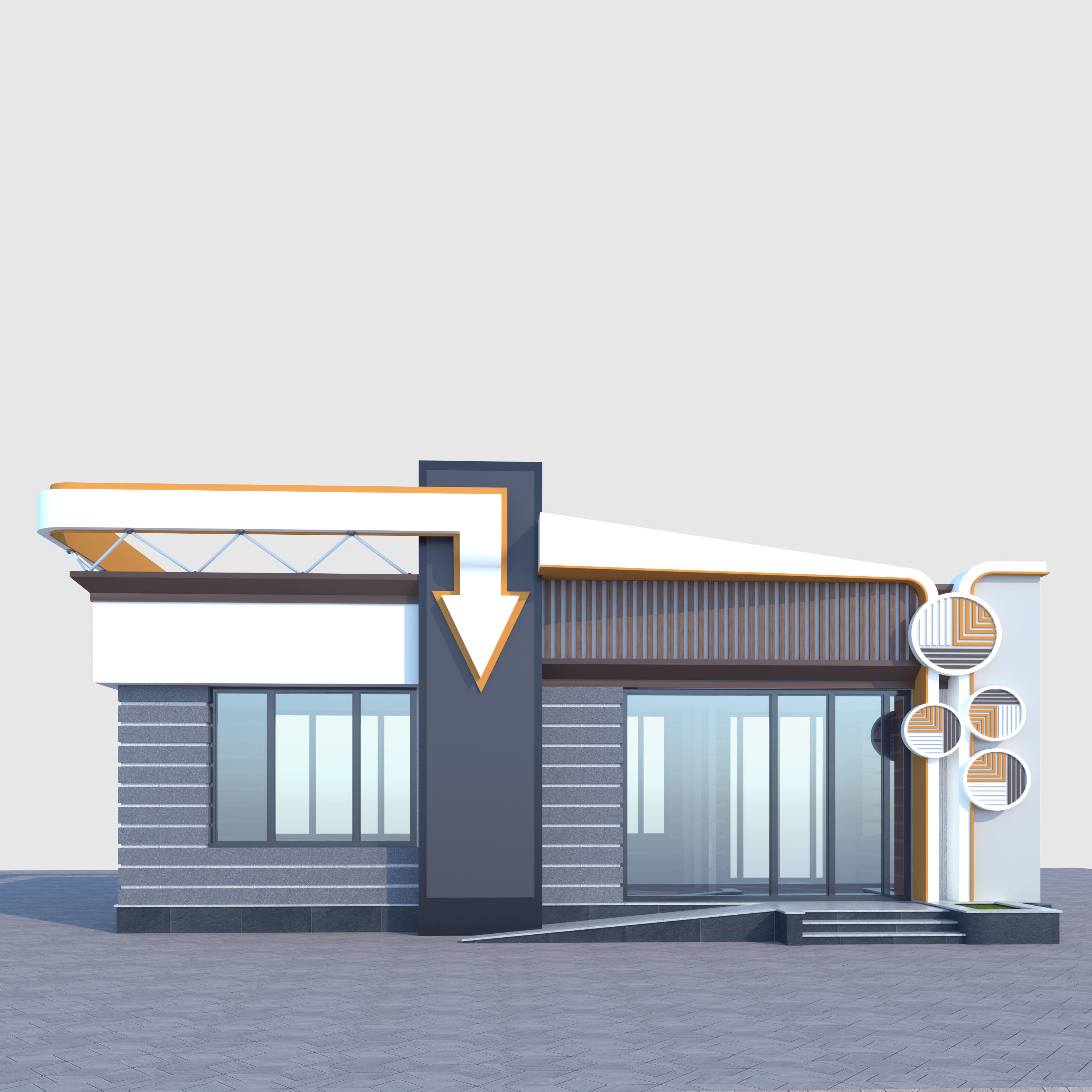 Punkt kontrolny 3D model_1