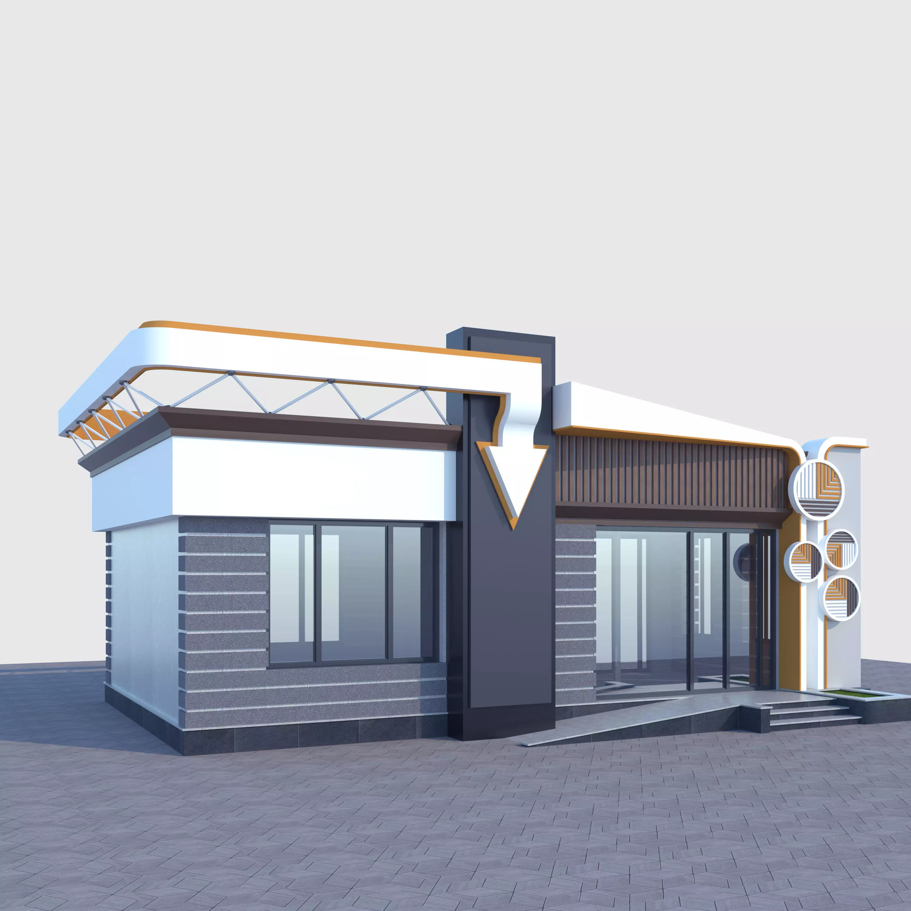 Punkt kontrolny 3D model_0