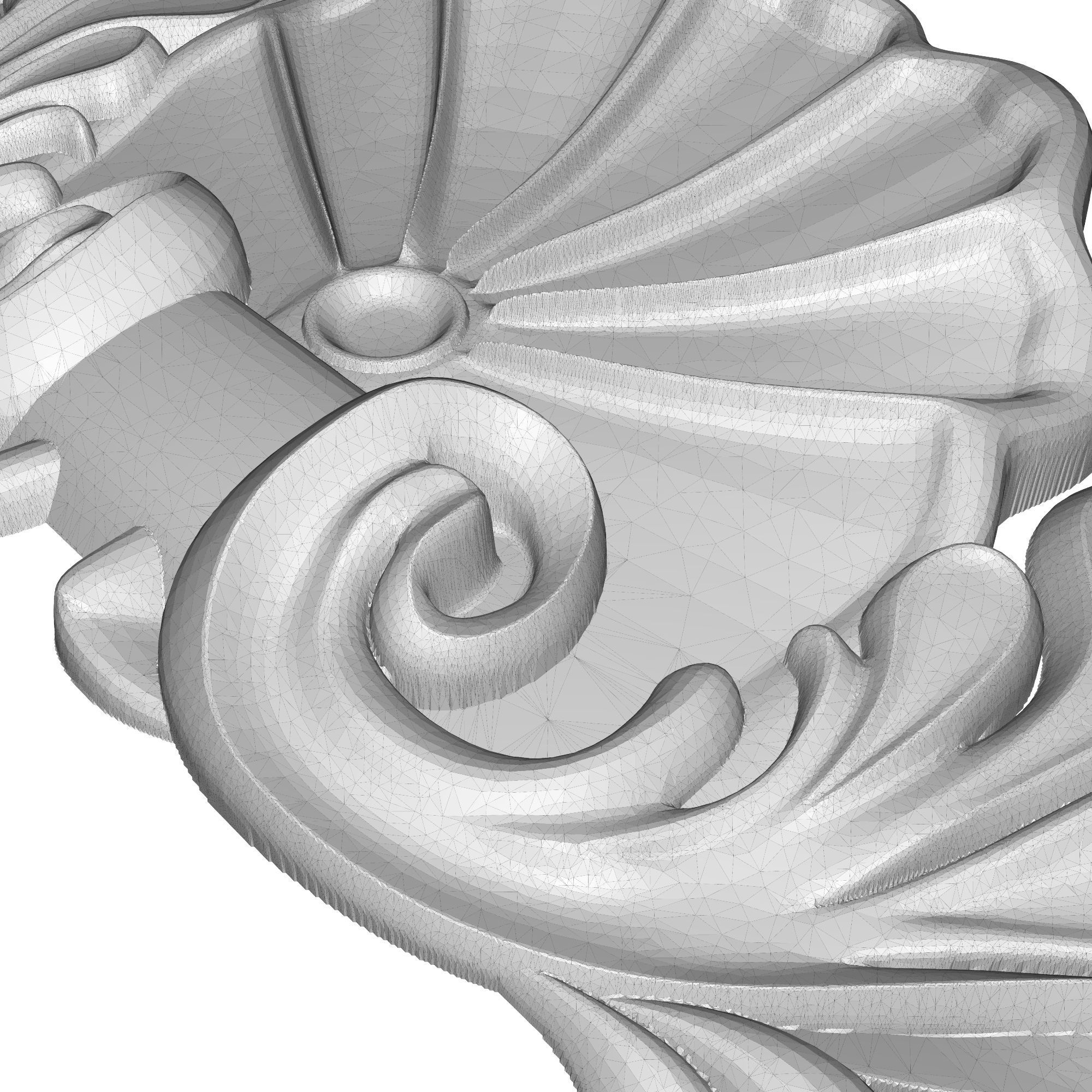 decorative pattern ready for 3D printing 3D model_6
