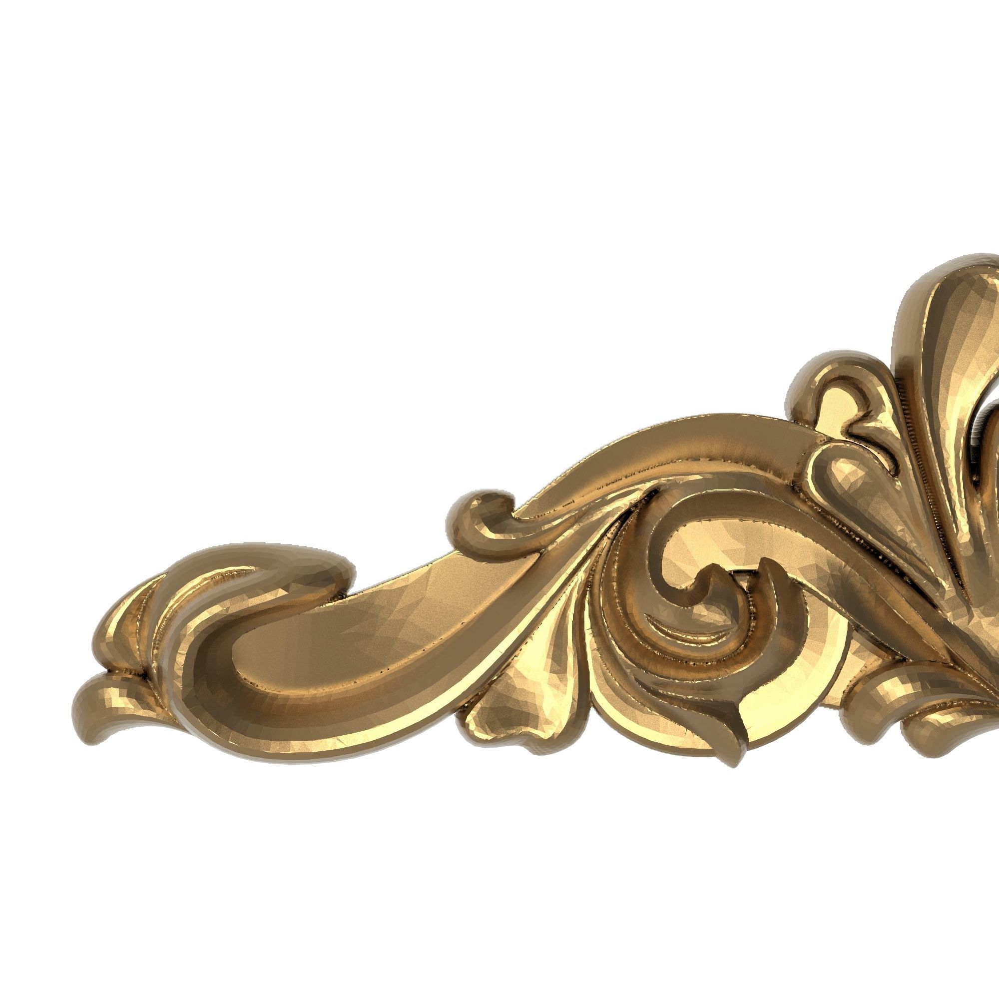 decorative pattern ready for 3D printing 3D model_2