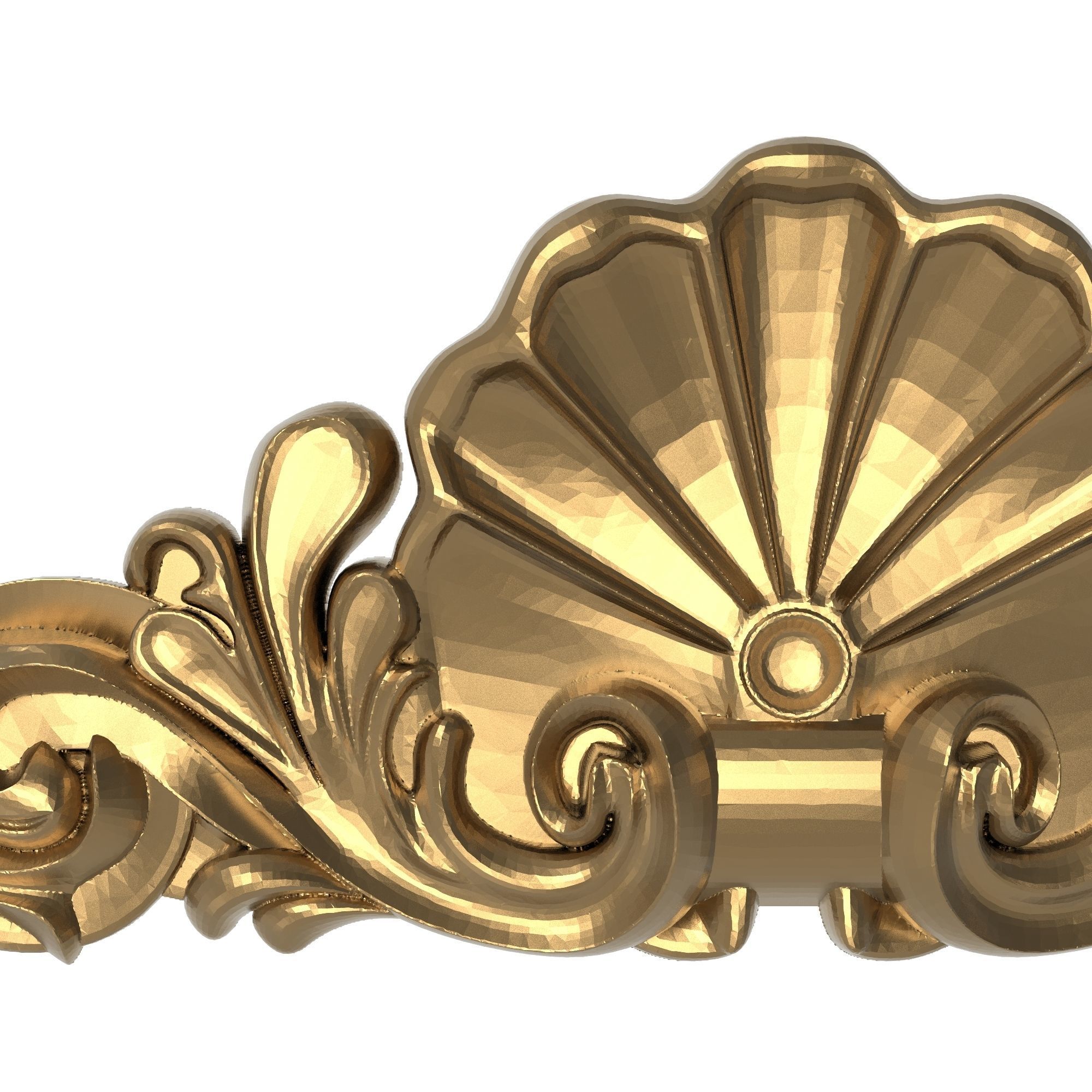 decorative pattern ready for 3D printing 3D model_1