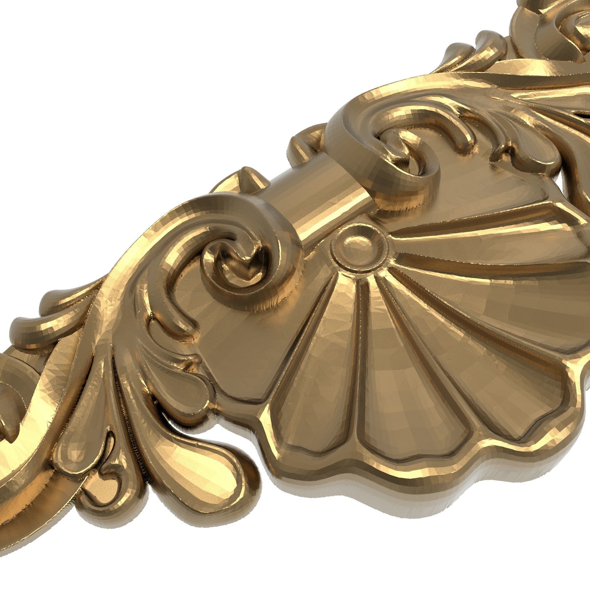 decorative pattern ready for 3D printing 3D model_4