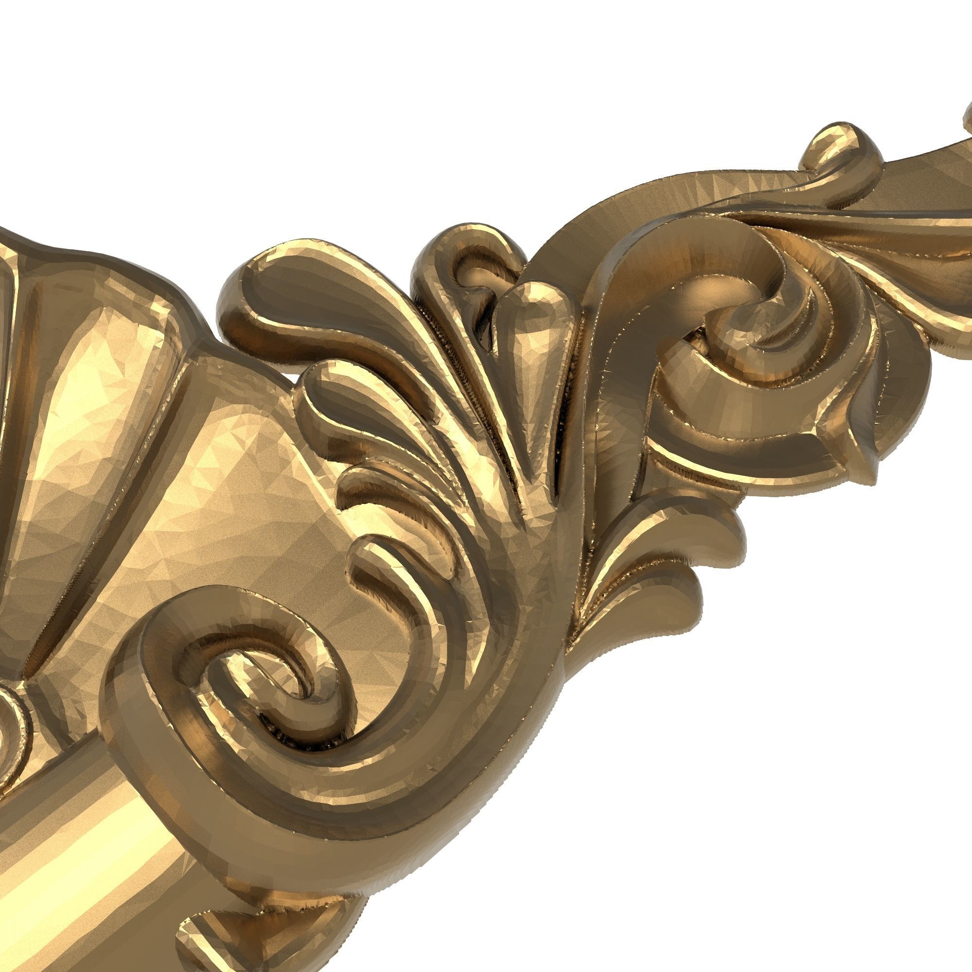 decorative pattern ready for 3D printing 3D model_3