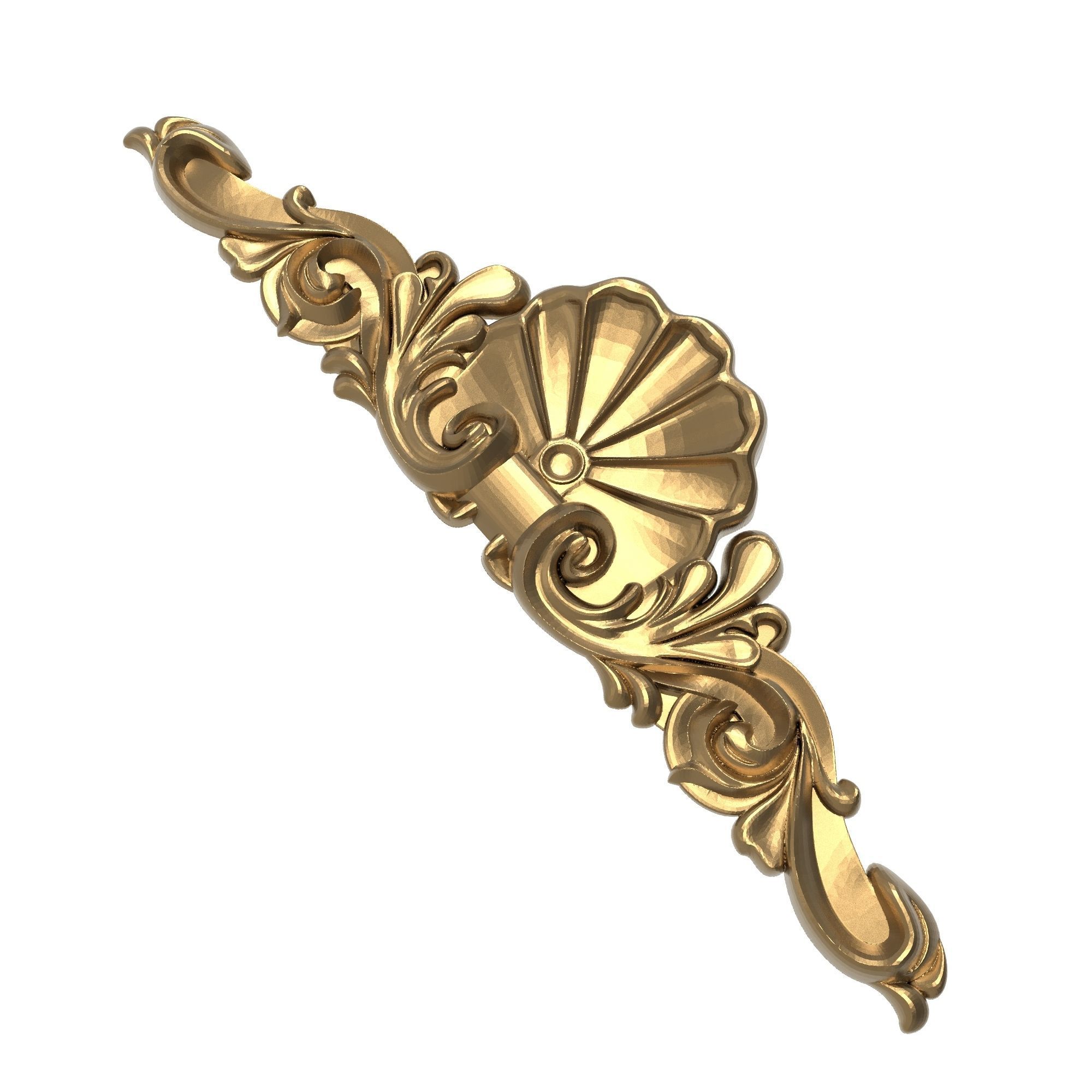 decorative pattern ready for 3D printing 3D model_5