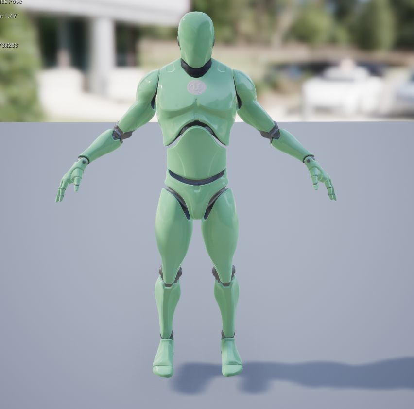 Unreal Engine Blueprint Multiplayer Starter Project Template Free low-poly 3D model_5