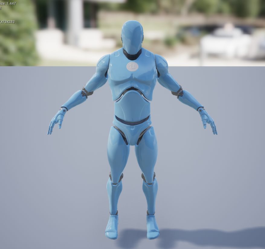 Unreal Engine Blueprint Multiplayer Starter Project Template Free low-poly 3D model_7