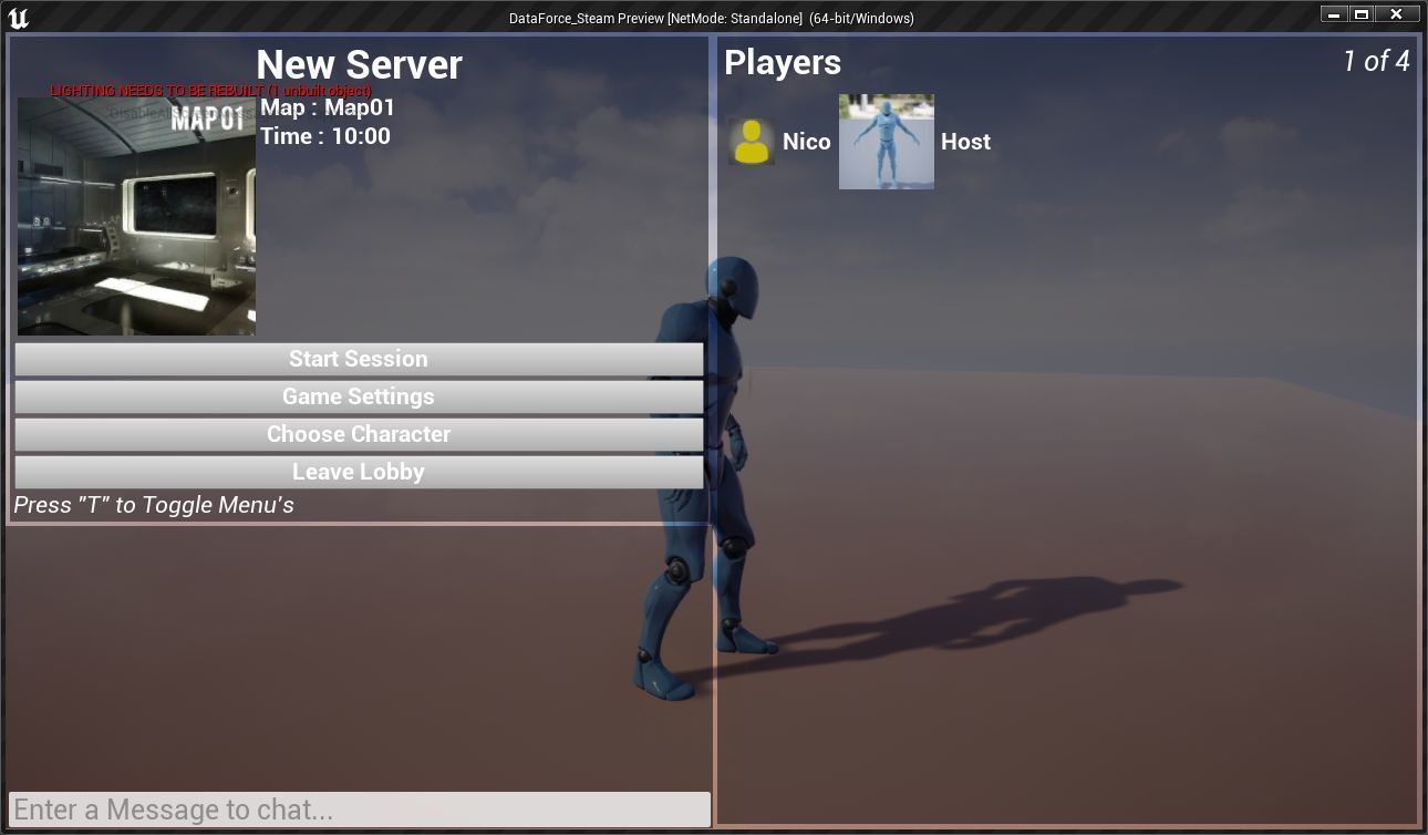 Unreal Engine Blueprint Multiplayer Starter Project Template Free low-poly 3D model_1
