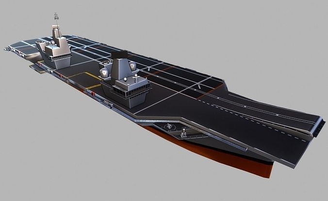 AirCraft Carrier TP-10 Low-poly 3D model