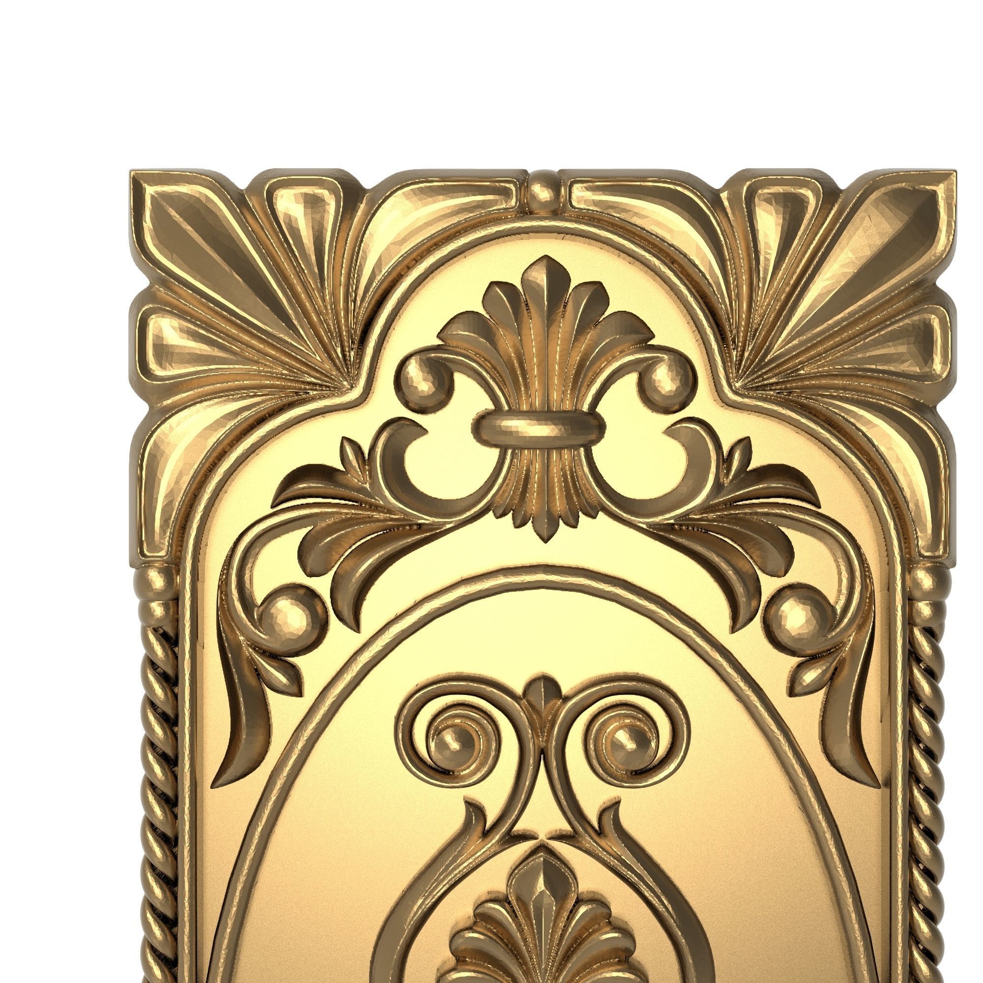 decorative pattern ready for 3D printing 3D model_1