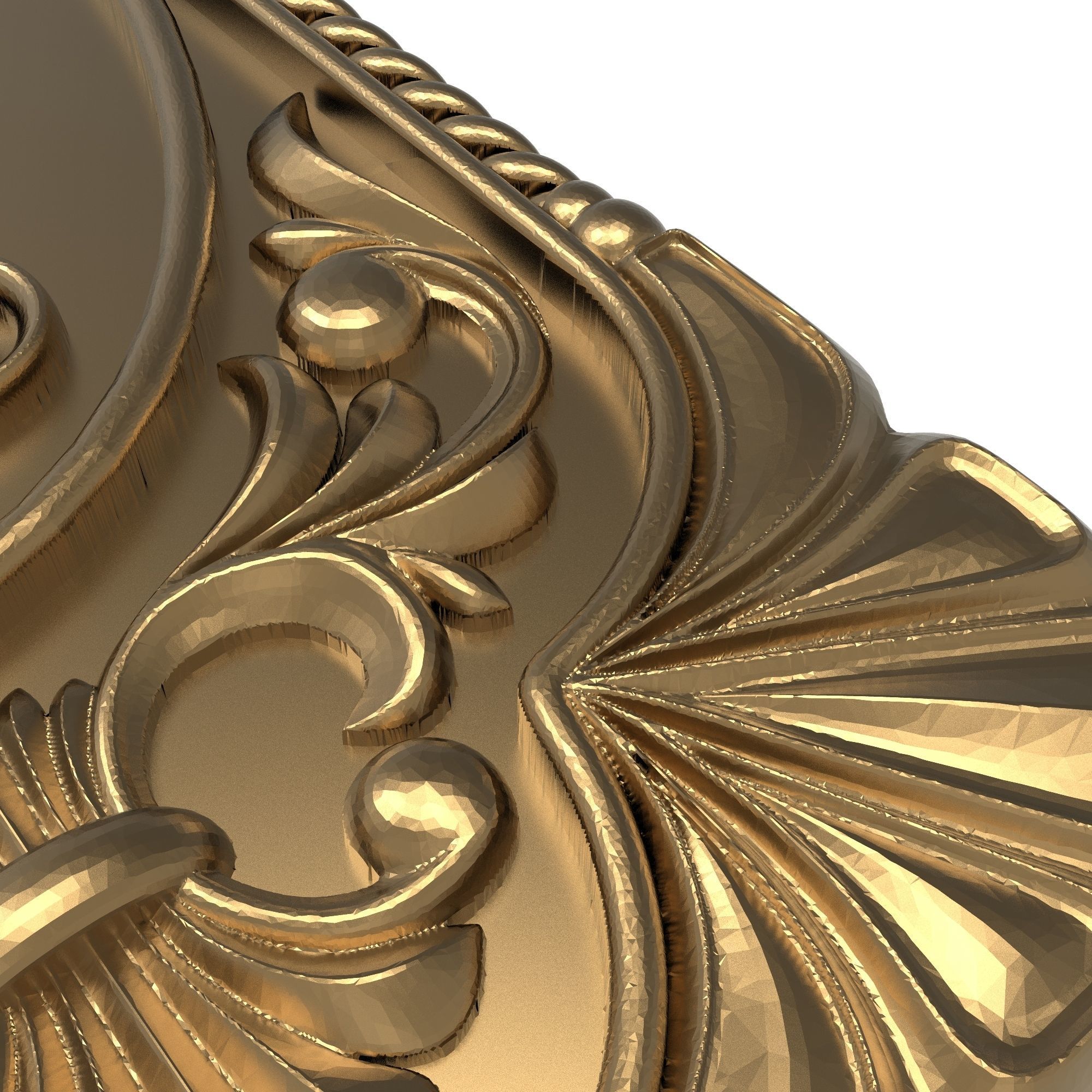 decorative pattern ready for 3D printing 3D model_3