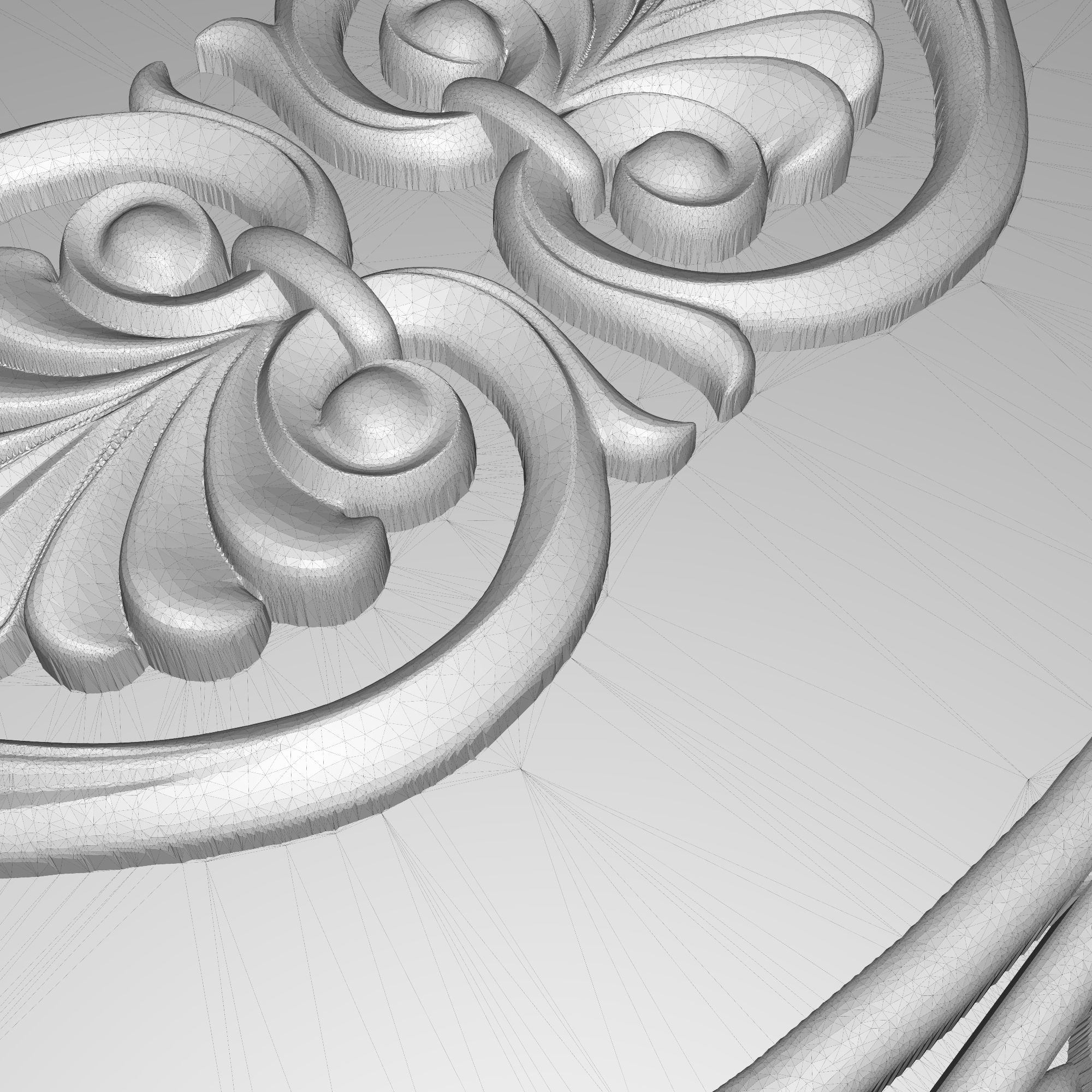 decorative pattern ready for 3D printing 3D model_8
