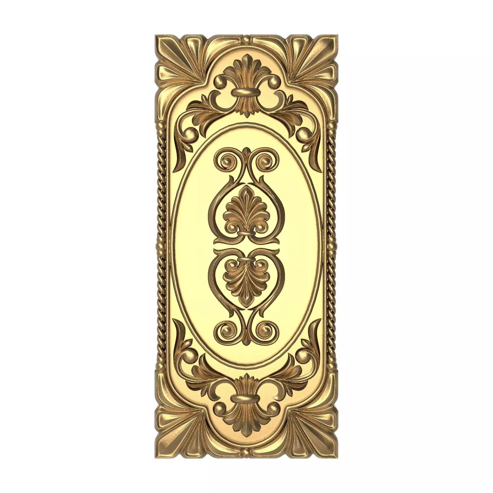 decorative pattern ready for 3D printing 3D model_0