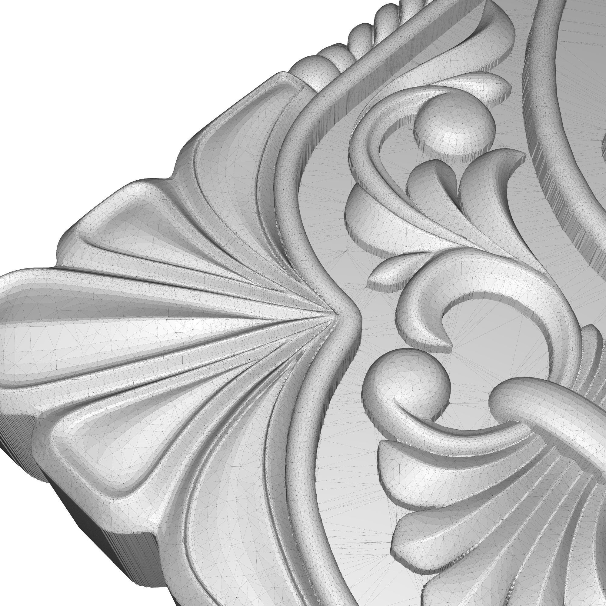 decorative pattern ready for 3D printing 3D model_7