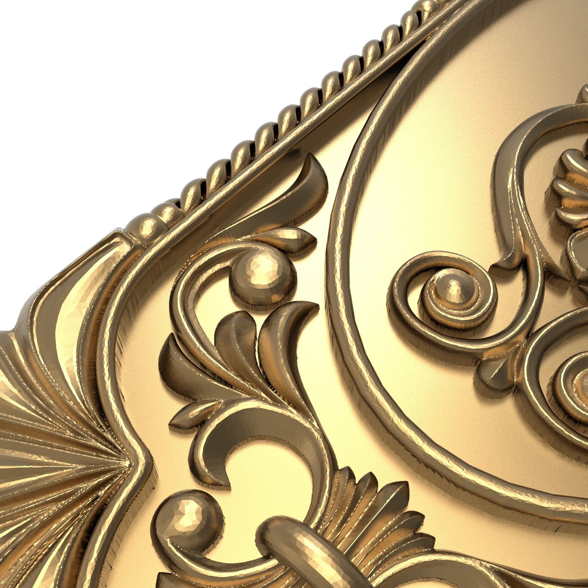 decorative pattern ready for 3D printing 3D model_6