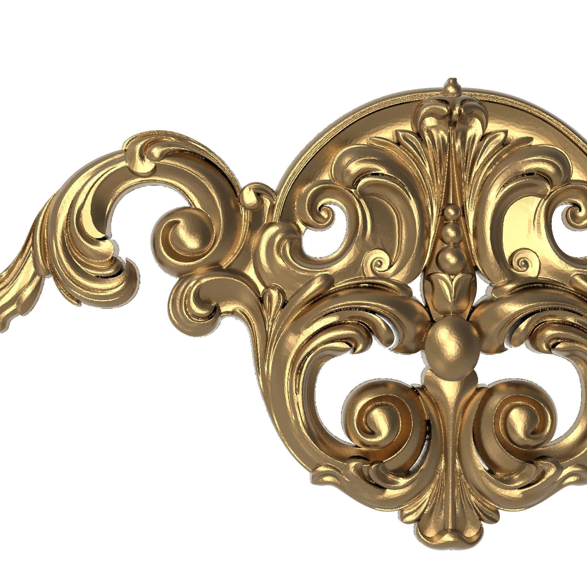 decorative pattern ready for 3D printing 3D model_1