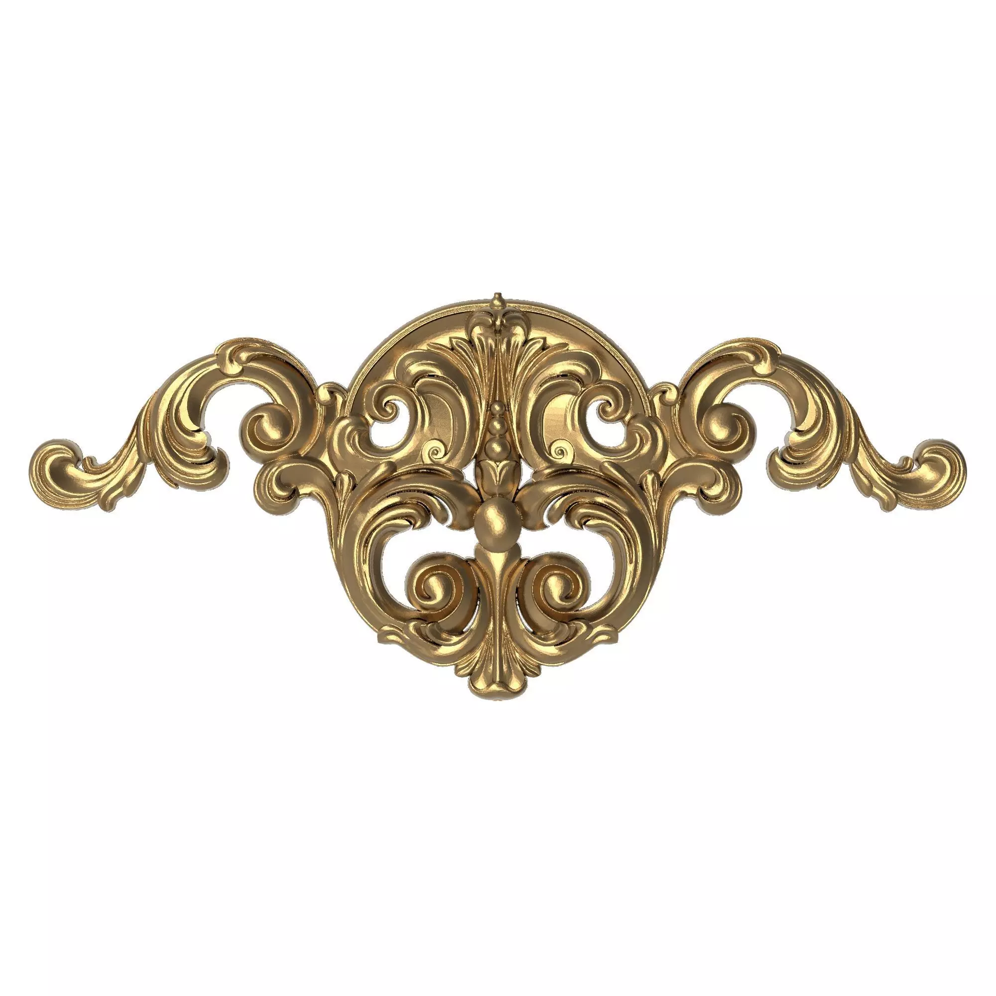 decorative pattern ready for 3D printing 3D model_0