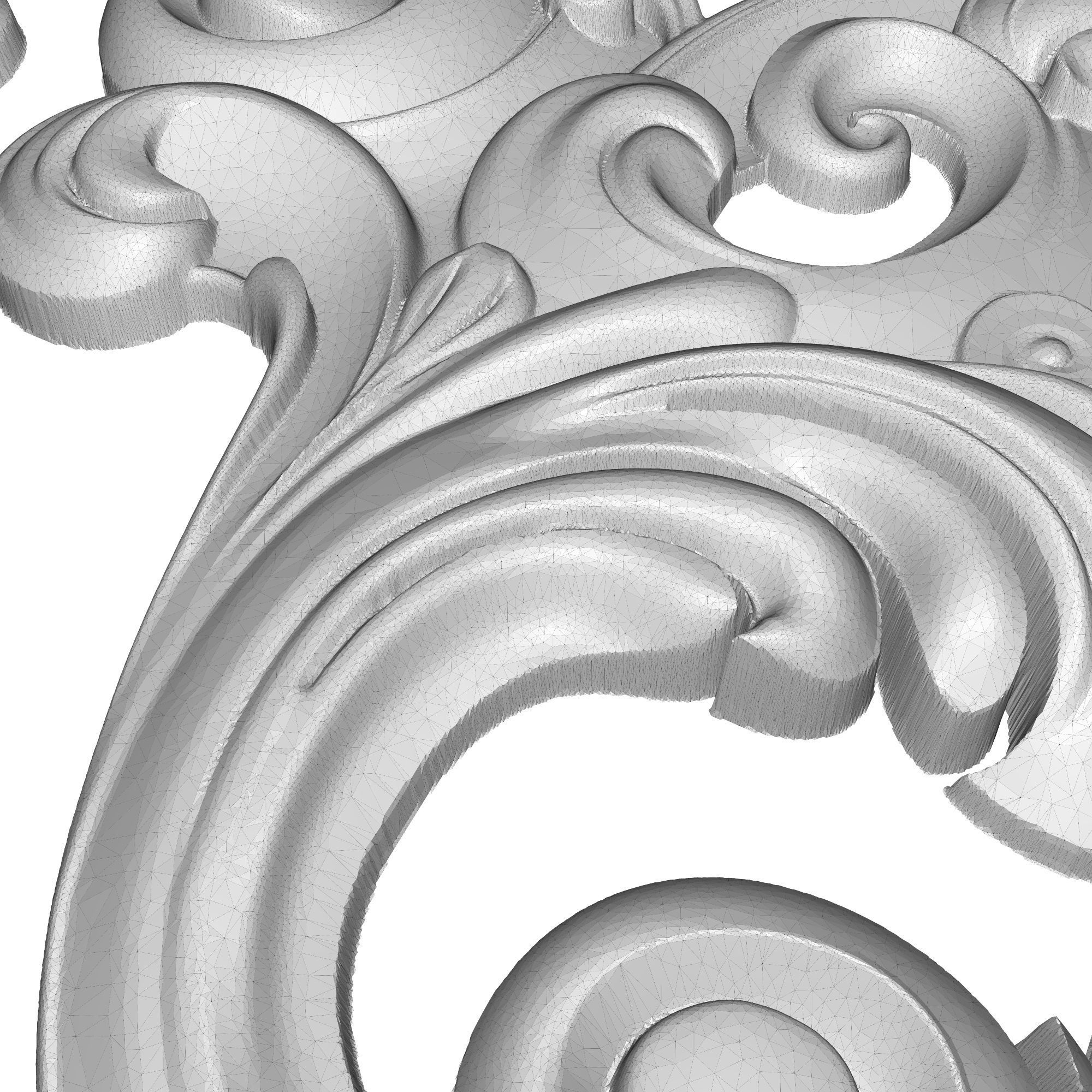 decorative pattern ready for 3D printing 3D model_6