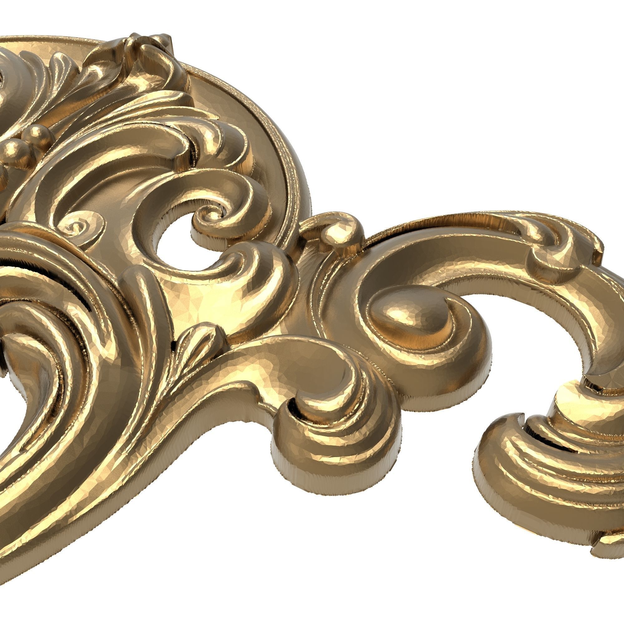 decorative pattern ready for 3D printing 3D model_4