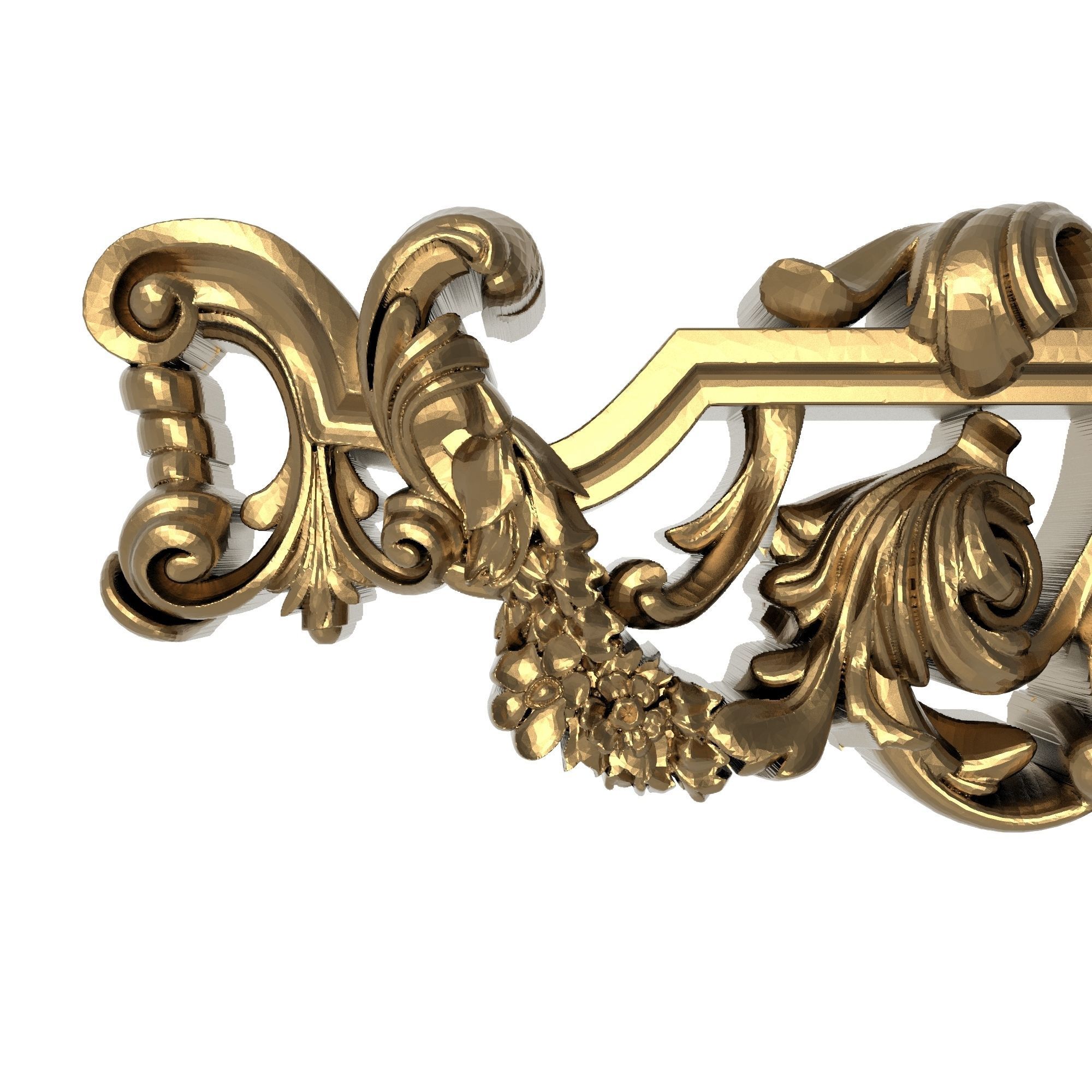 decorative pattern ready for 3D printing 3D model_2