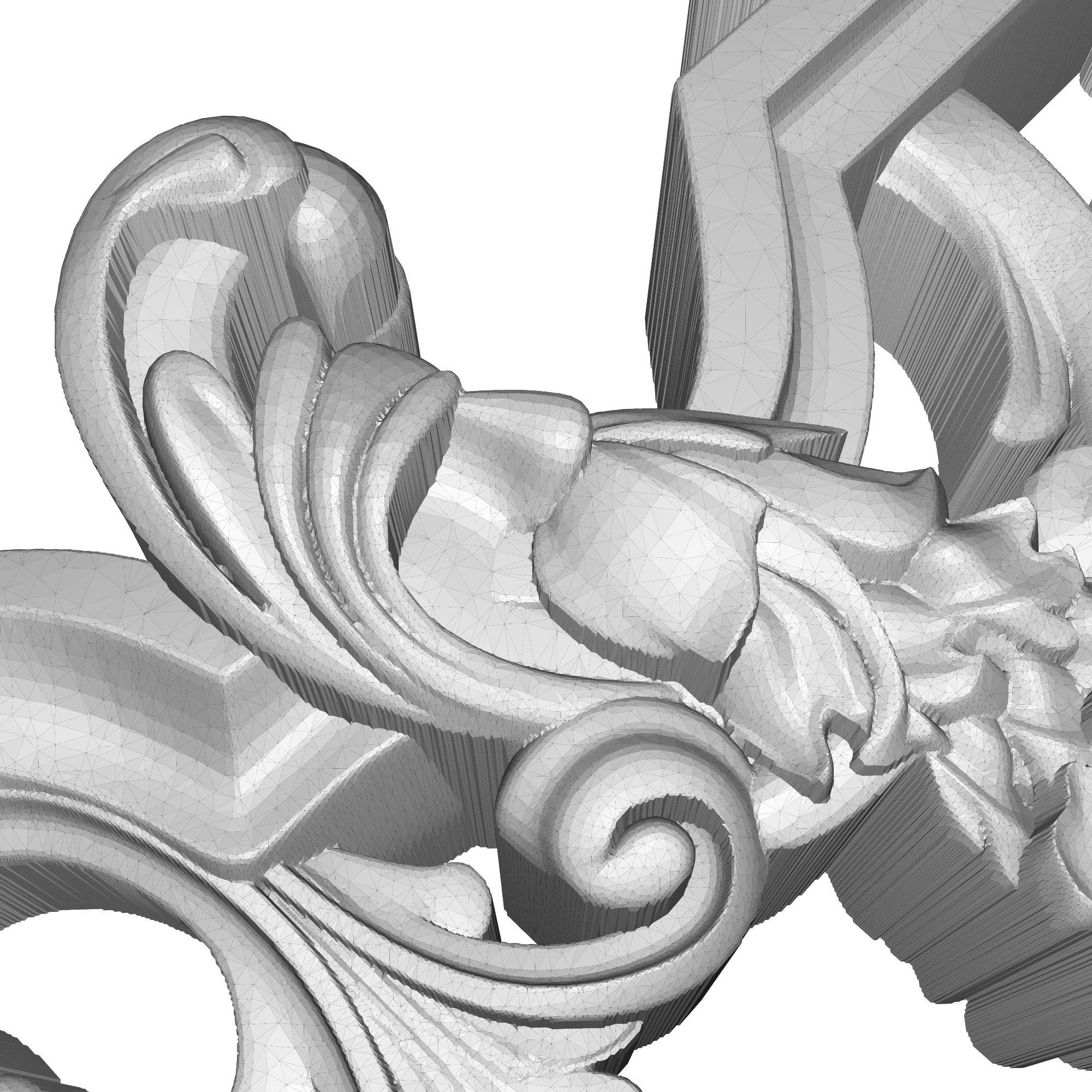 decorative pattern ready for 3D printing 3D model_9