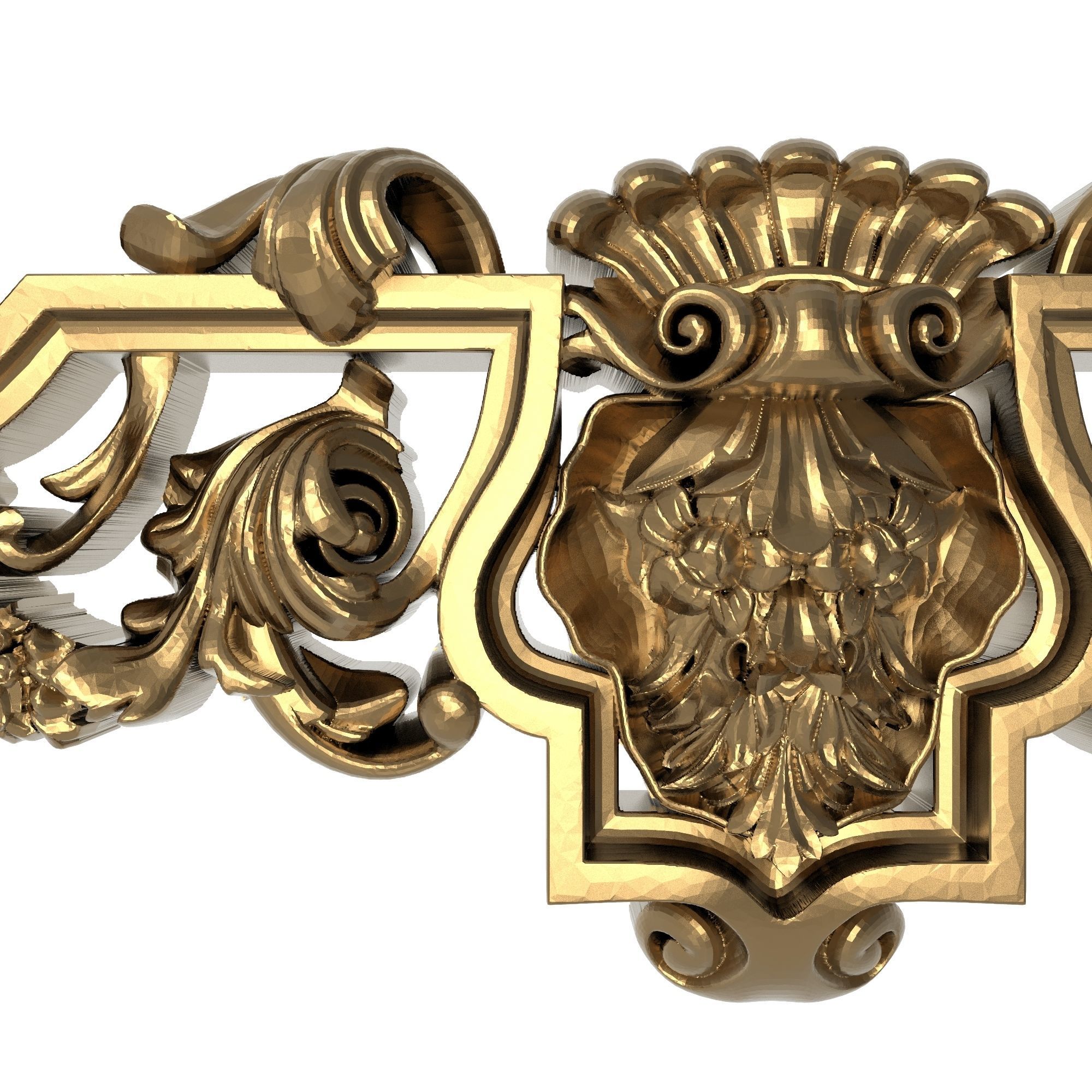 decorative pattern ready for 3D printing 3D model_1