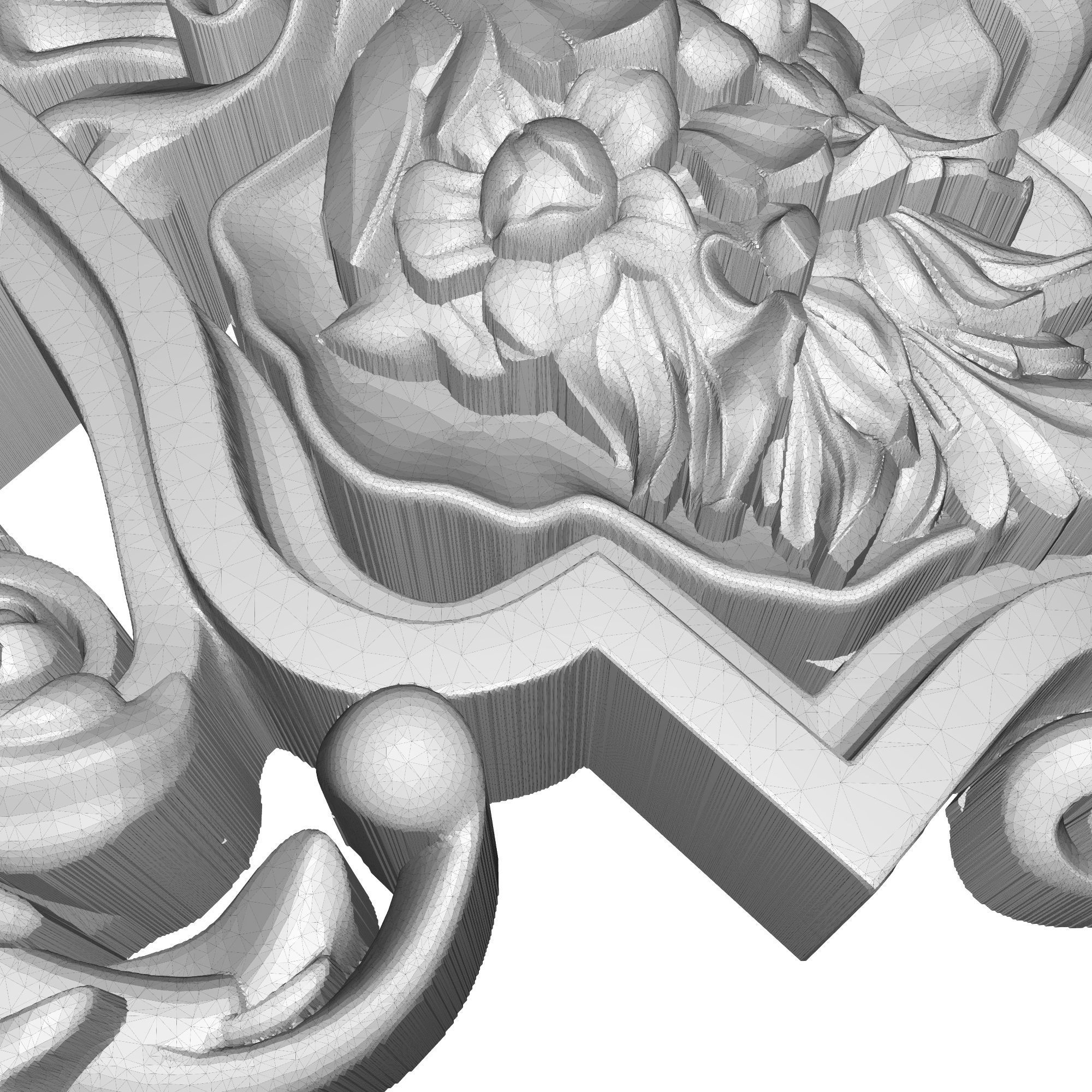 decorative pattern ready for 3D printing 3D model_8