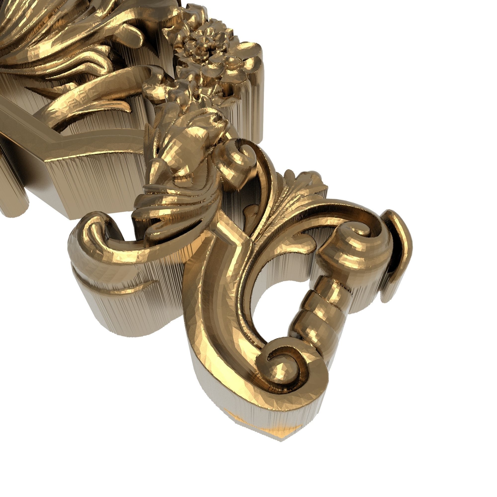 decorative pattern ready for 3D printing 3D model_6