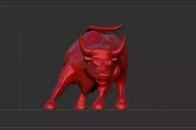Bull Sculpture 3D print model