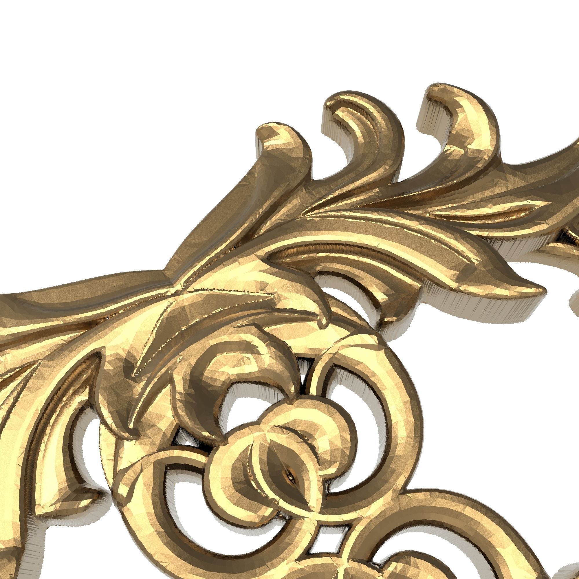 decorative pattern ready for 3D printing 3D model_4