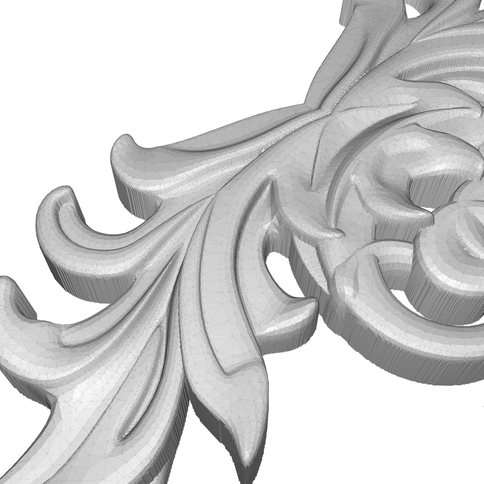 decorative pattern ready for 3D printing 3D model_8