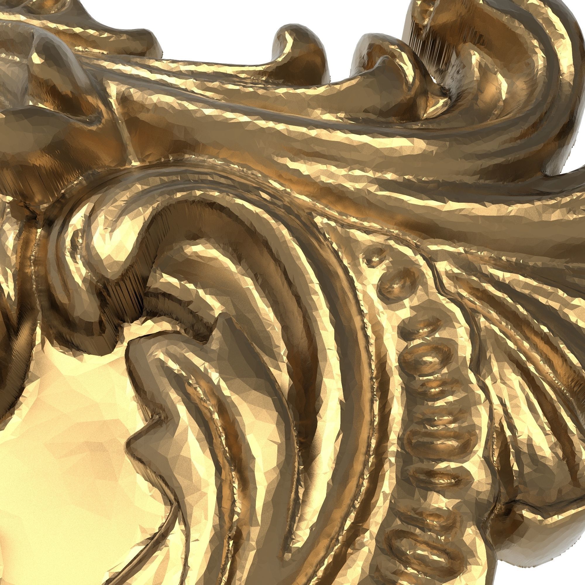 decorative pattern ready for 3D printing 3D model_3