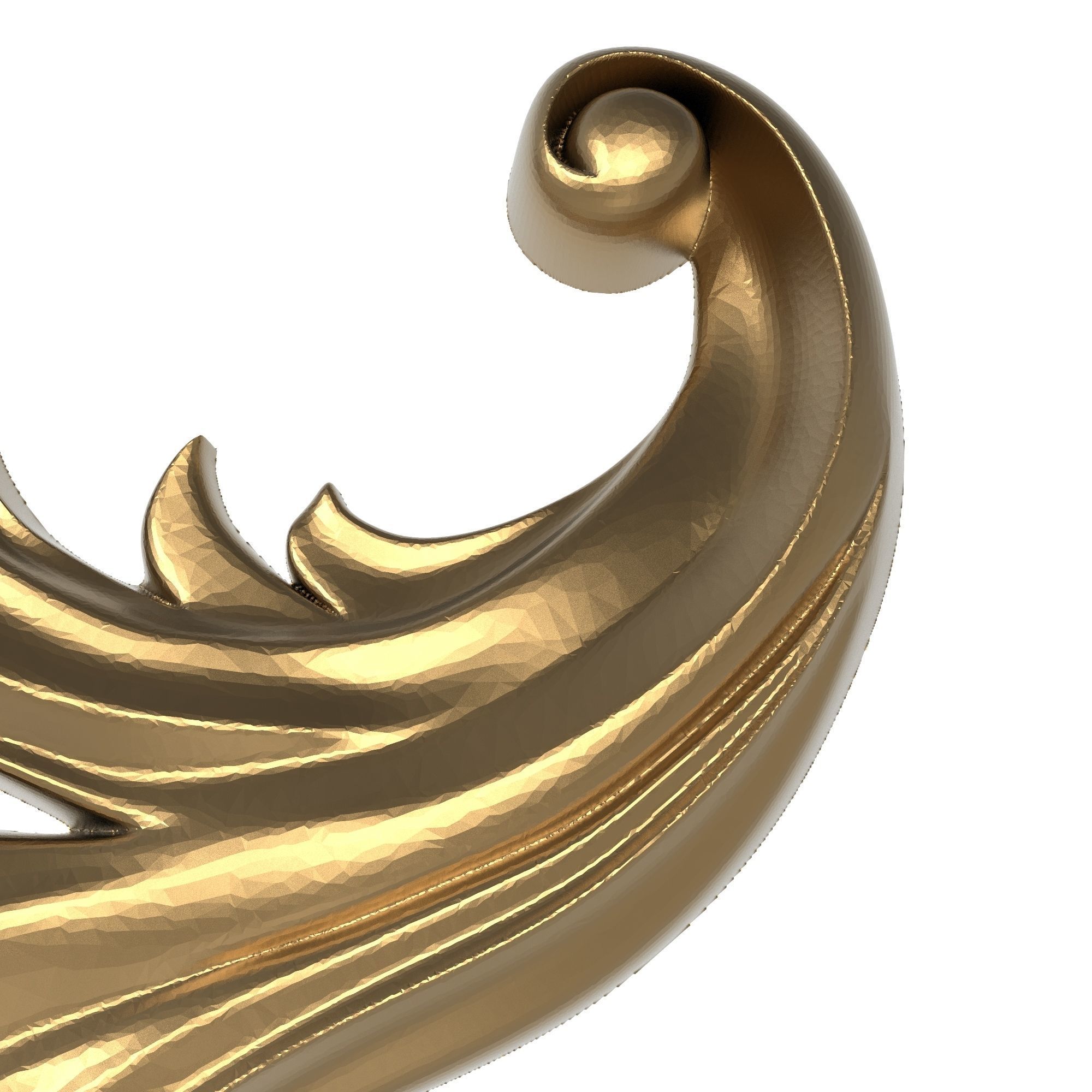 decorative pattern ready for 3D printing 3D model_3