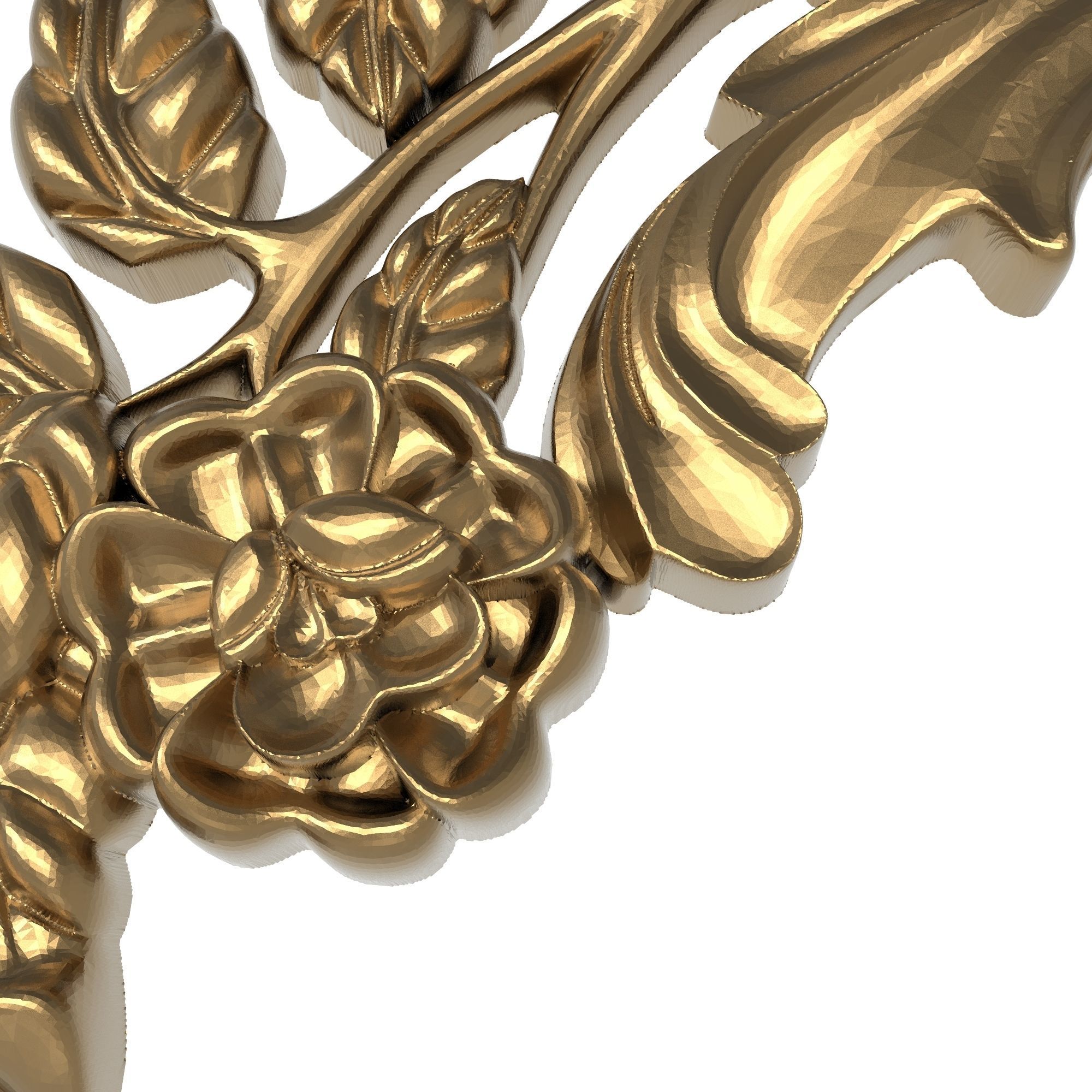 decorative pattern ready for 3D printing 3D model_4