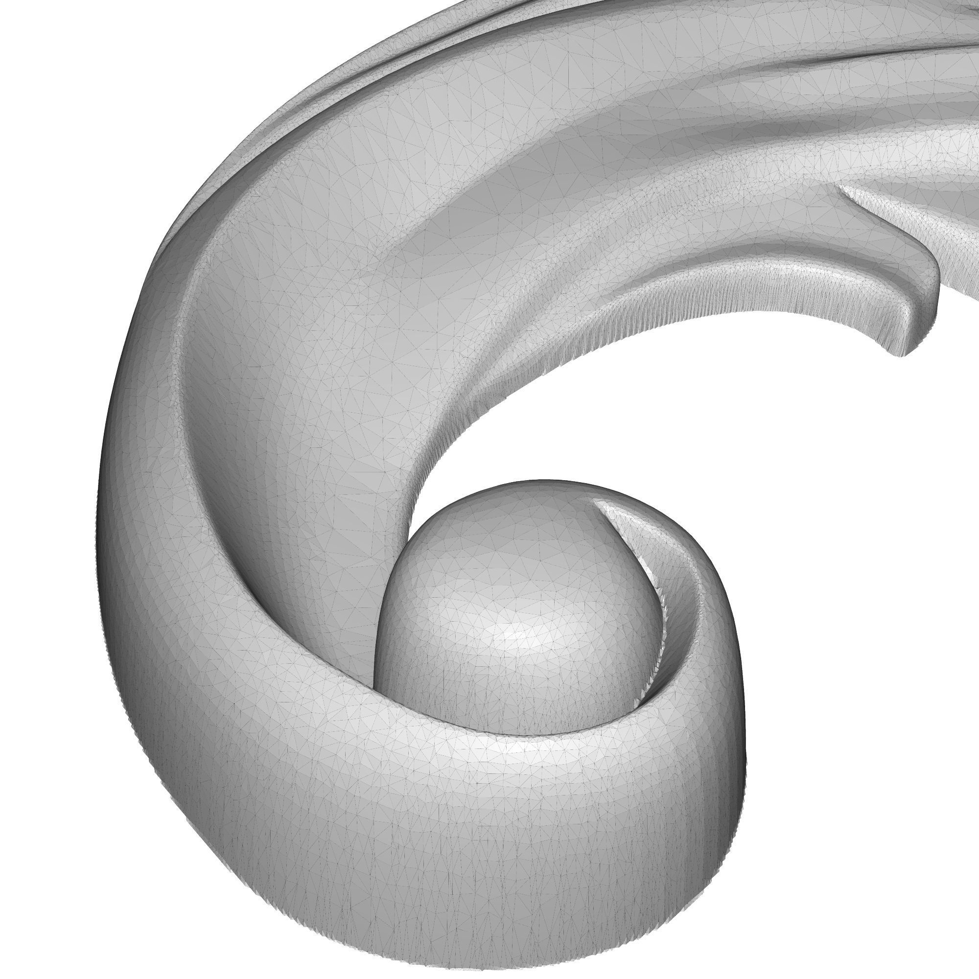 decorative pattern ready for 3D printing 3D model_7